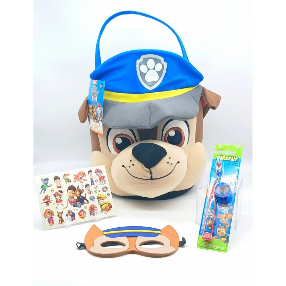 Paw Patrol SKYE Jumbo Plush Easter Basket New Toothbrush Costume Puppy Mask